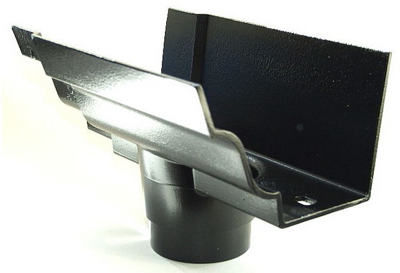 Outlet for 76mm dia Rainwater Pipe - W 102mm x D 76mm