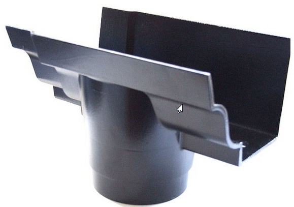 Outlet for 102 dia Rainwater Pipe Rainwater Pipe - W 125mm x D 102mm