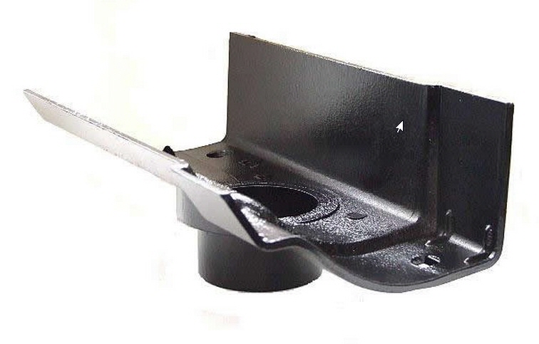 Outlet for 63mm dia Rainwater Pipe - W 102mm x D 54mm